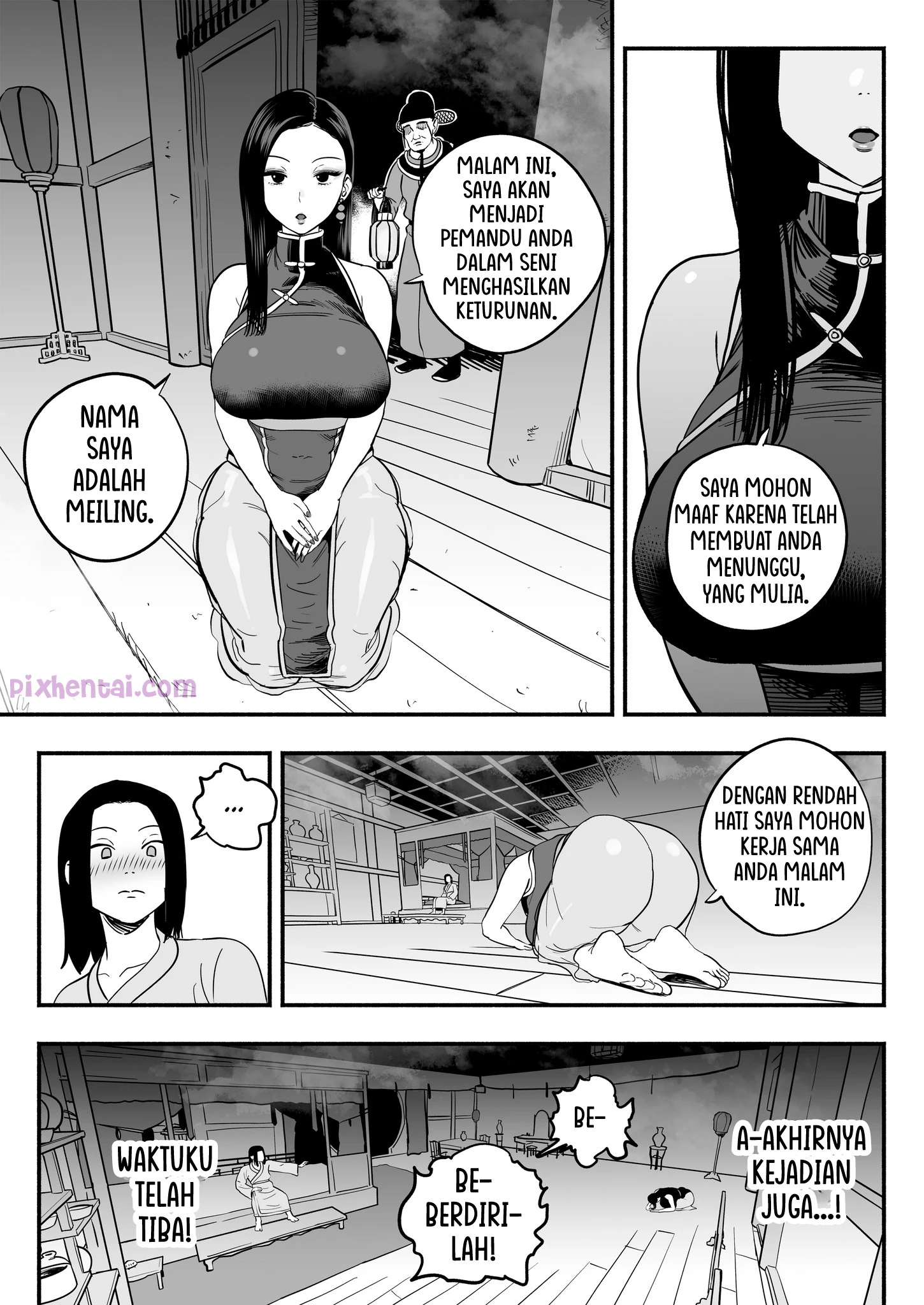 Komik hentai xxx manga sex bokep Koutei no Shinanyaku Kuuru na Kyuujo no Fudeoroshi Kozukuri Shidou 16